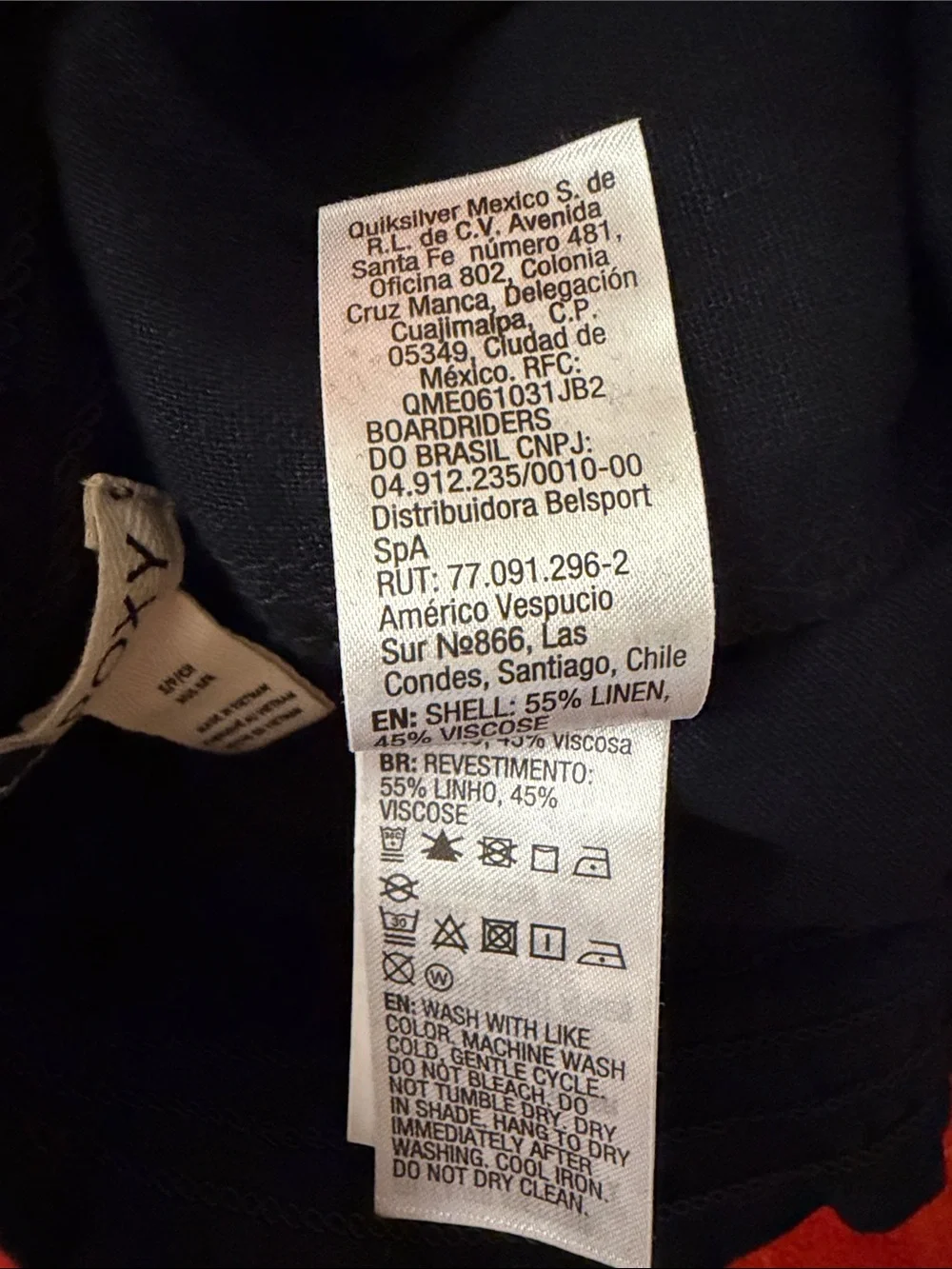 Roxy Black Drawstring Linen Pant - Picture 6 of 6